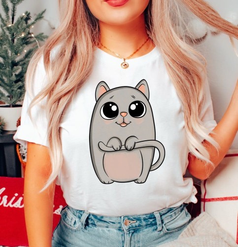 DAMSKA KOSZULKA Z KOTEM.JPG