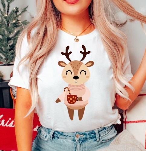 damska koszulka z reniferkiem 3.JPG