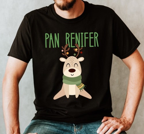 męska koszulka pan renifer