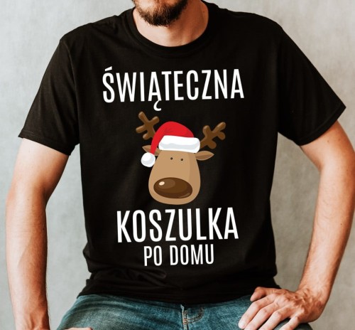 ŚWIĄTECZNA KOSZULKA PO DOMU Z RENIFERKIEM.jpg