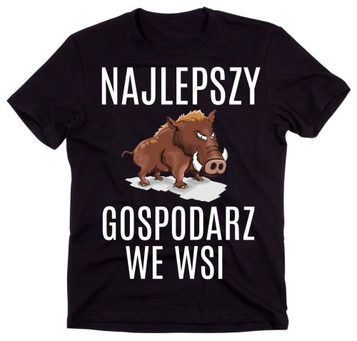KOSZULKA DLA ROLNIKA NAJLEPSZY GOSPODARZ WE WSI