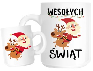 kubek z mikołajem na mikołajki 