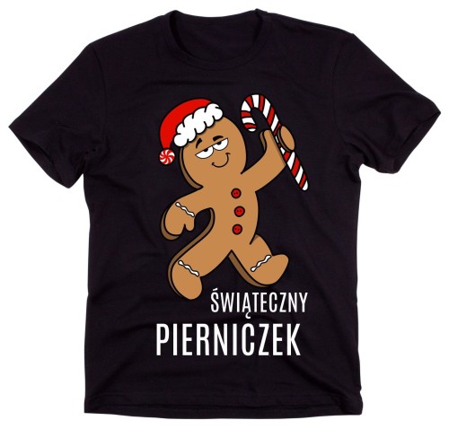koszulka męska z piernikiem świąteczny pierniczek