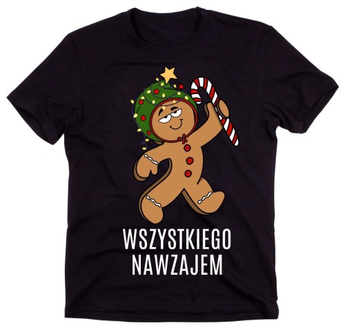koszulka męska z piernikiem wszystkiego nawzajem