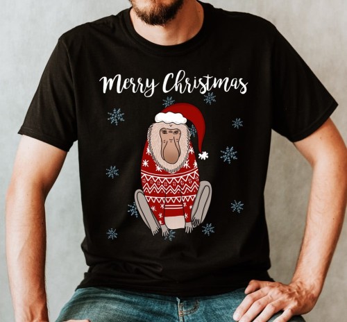 męska koszulka na święta z nosaczem.jpg