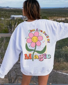 bluza z nadrukiem