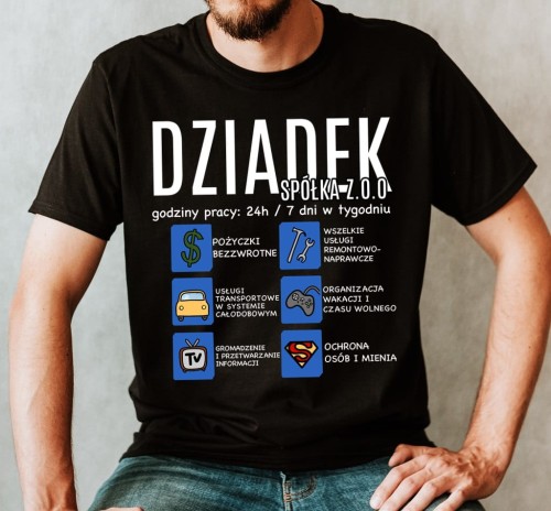 KOSZULKA dla dziadka dziadek spółka z.o.o