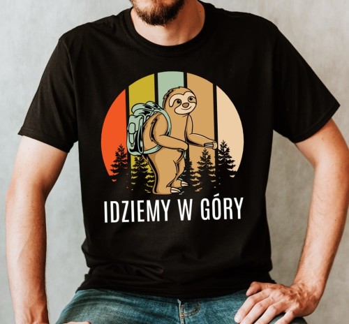 męska koszulka w góry - idzemy w góry.jpg