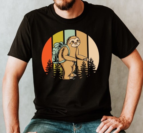 meska koszulka w góry z leniwcem.jpg