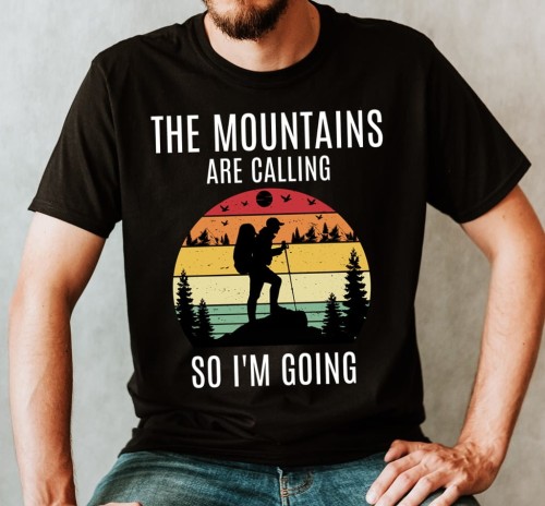 koszulka na wędrówkę po górach koszulka z motywem góry.jpg