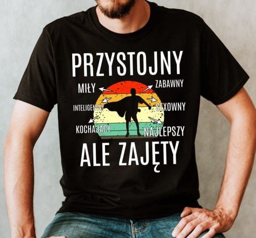 Koszulka męska przystojny ale zajęty
