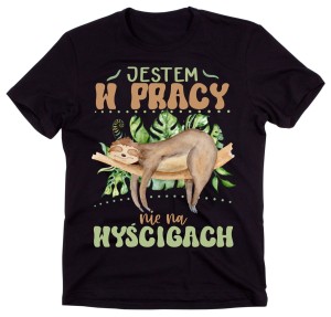 koszulka jest w pracy nie na wyścigach g.jpg