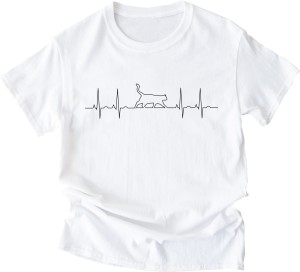 biała koszulka damska z krótkim rękawkiem