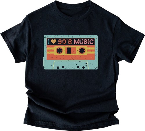 czarna koszulka lubię muzykę lat 90.jpg