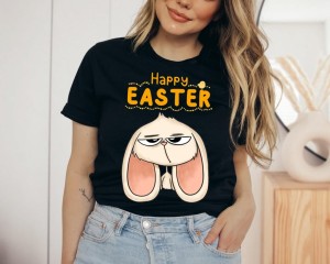 koszulka na wielkanoc happy easter zając.jpg