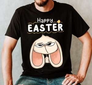 koszulka na wielkanoc happy easter zając vn.jpg