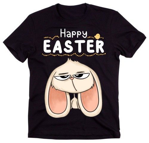 koszulka na wielkanoc happy easter zając vnb.jpg