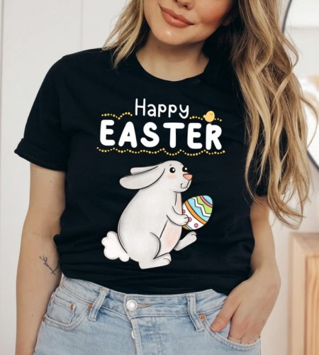 koszulka na wielkanoc happy easter zajączek.jpg