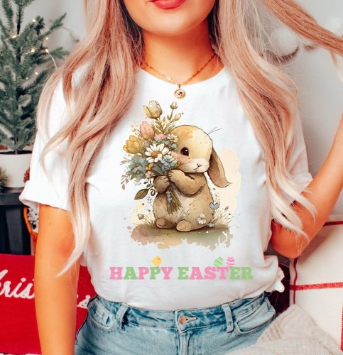 koszulka z zajączkiem na wielkanoc happyeaster6.JPG