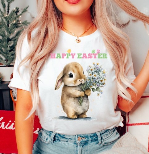 koszulka z zajączkiem na wielkanoc happyeaster7.JPG