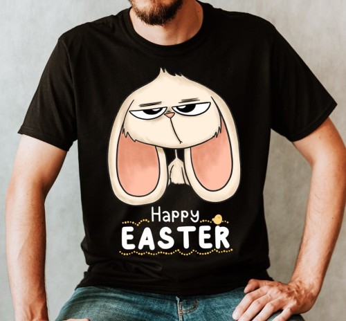 męska koszulka na wielkanoc z zającem.jpg