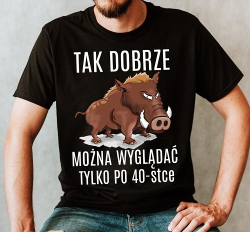 męska koszulka na 40 - tak dobrze można wyglądać tylko po 40