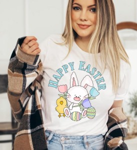 koszulka happy easter na wielkanoc 
