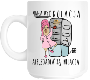 KUBEK ZE ŚMIESZNYM NADRUKIEM NA PREZENT
