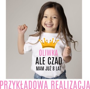 KOSZULKA NA 8 URODZINY DLA DZIEWCZYNKI  Z IMIENIEM - 2.jpg