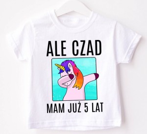 KOSZULKA NA 5 URODZINY Z JEDNOROŻCEM - 2.jpg