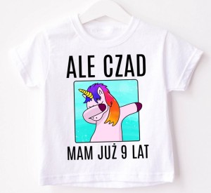 KOSZULKA NA 9 URODZINY Z JEDNOROŻCEM - 2.jpg