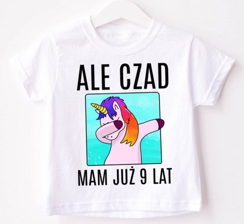 KOSZULKA NA 9 URODZINY Z JEDNOROŻCEM - 2.jpg