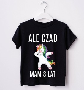 KOSZULKA NA 8 URODZINY DLA DZIEWCZYNKI Z UNICORNEM - 2.jpg