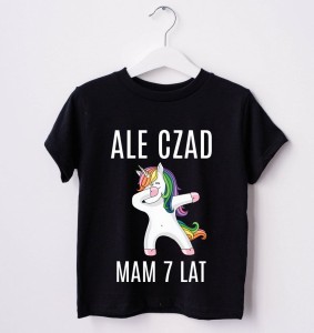 KOSZULKA NA 7 URODZINY DLA DZIEWCZYNKI Z UNICORNEM - 2.jpg
