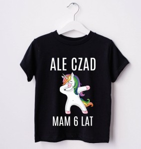 KOSZULKA NA 6 URODZINY DLA DZIEWCZYNKI Z UNICORNEM - 2.jpg