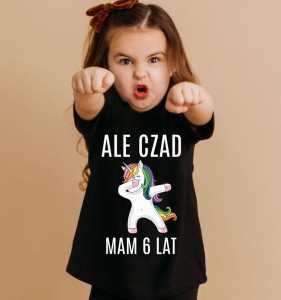 KOSZULKA NA 6 URODZINY DLA DZIEWCZYNKI Z UNICORNEM.jpg