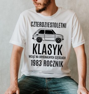 Koszulka na 40 - 40 urodziny czterdziestoletni klasyk 