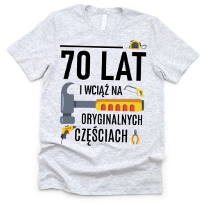 MĘSKA KOSZULKA NA 70 URODIZNY DLA DZIADKA 