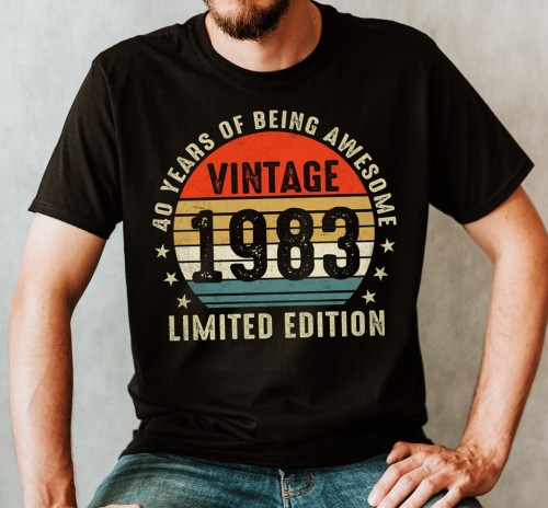 męska koszulka na 40 1983 vintage.jpg