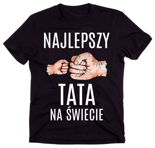 Koszulka najlepszy tata na świecie - jedno dziecko