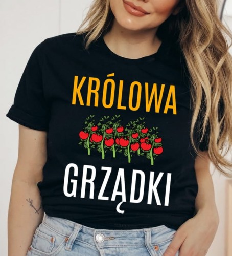 DAMSKA KOSZULKA DLA DZIAŁKOWCA KRÓLOWA GRZĄDKI.jpg