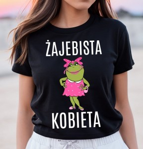 FAJNA KOSZULKA NA PREZENT DLA KOLEŻANKI ŻAJEBISTA KOBIETA.jpg
