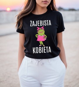 FAJNA KOSZULKA NA PREZENT DLA KOLEŻANKI ŻAJEBISTA KOBIETA CV.jpg