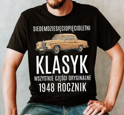 Koszulka NA 75 Urodziny 75 LETNI KLASYK