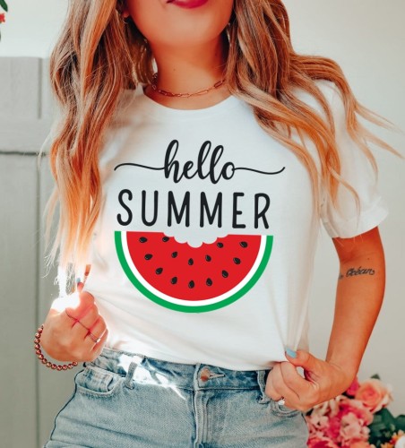 koszulka wakacyjna hello summer na wakacje.JPG