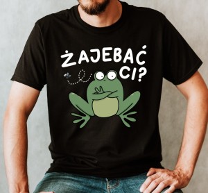śmieszna męska koszulka z żabą hb.jpg