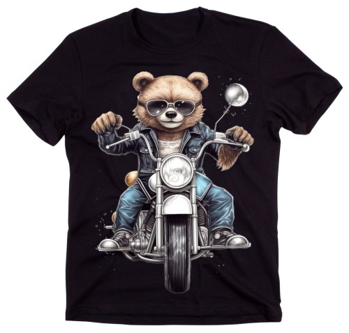 KOSZULKA DLA MOTOCYKLISTY Z MISIEM B.jpg