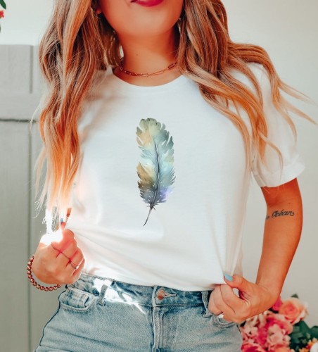 DAMSKA KOSZULKA Z PIÓRKIEM 26.JPG