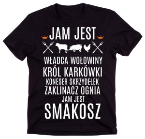 Koszulka na prezent Z MOTYWEM GRILLA 