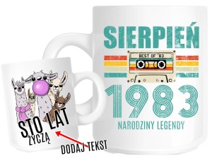 kubek na 40 urodziny 